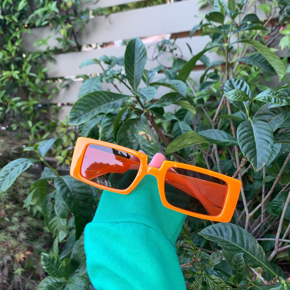 Vibrant Orange Sunglasses!!